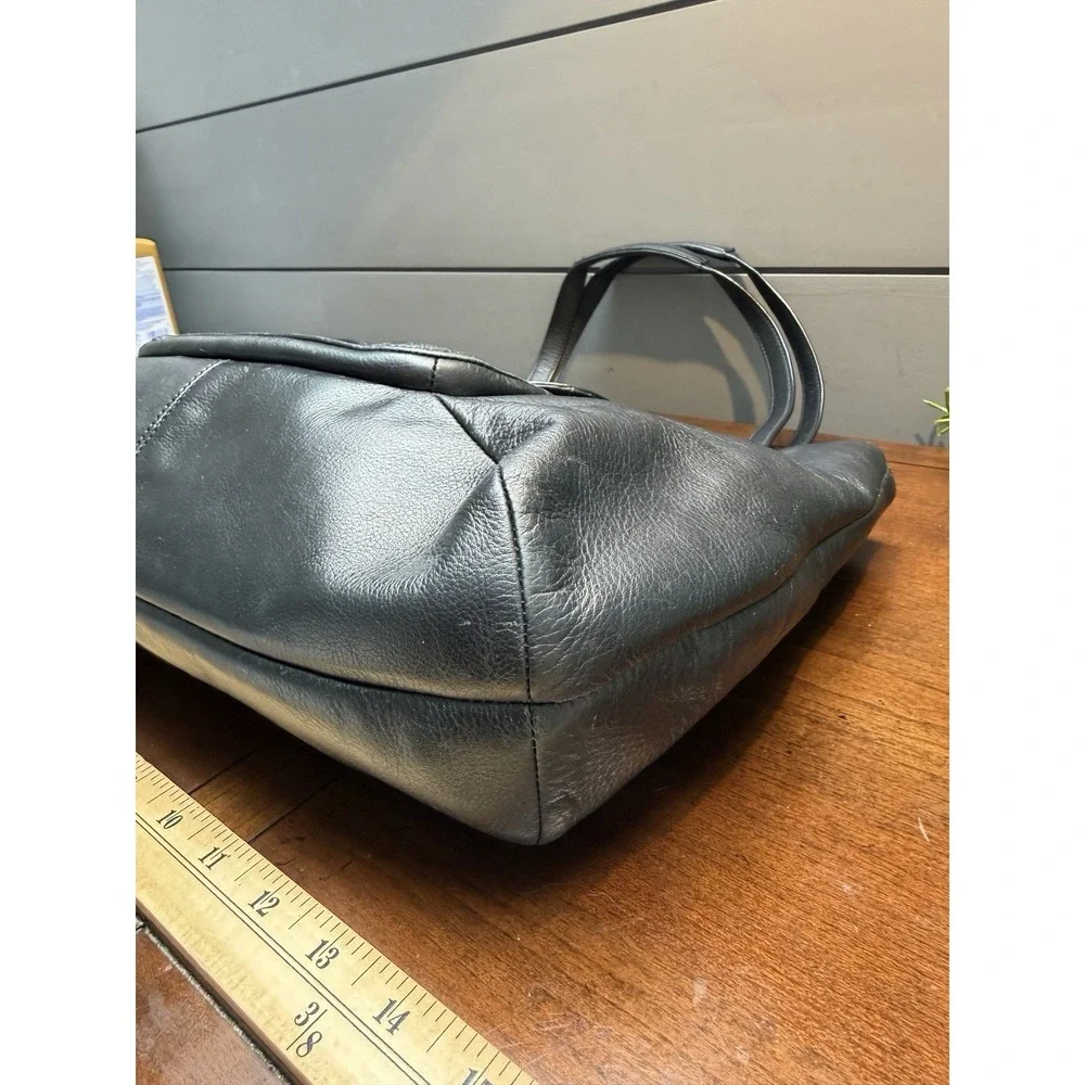 Coach F24961 Campbell Carryall Black Bag POCKETS! Travel Festival Luxury Hobo - Picture 7 of 13